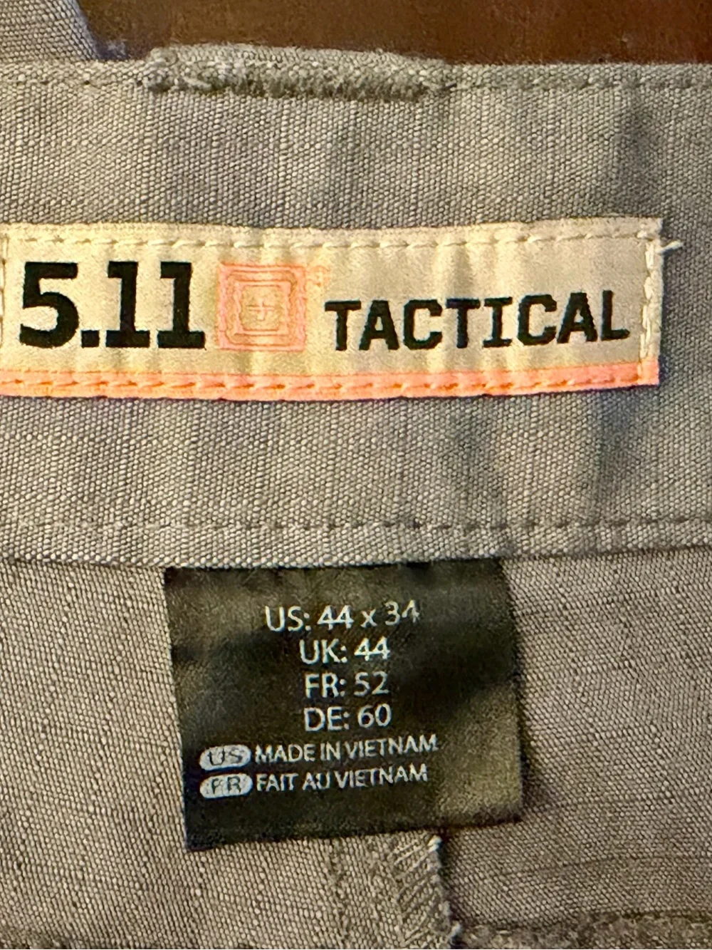 5.11 Tactical Men's Cargo Pants - Light Gray